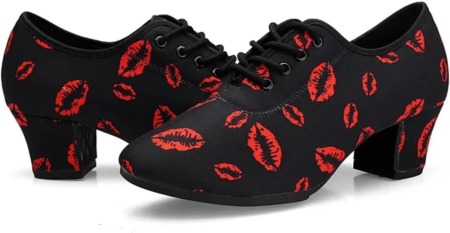 Men's Latin Dance Shoes Soft Sole Unisex Dance Shoes For Men Women Girls Ballroom Dancing Modern Tango Jazz Performance Practise Salsa Shoes