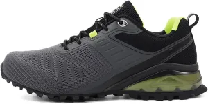 Mens Trail Running Shoes Fashion Walking Hiking Sneakers Upgrade Stability Waterproof & Non-Slip Walking Shoes Trail Running Cross Training