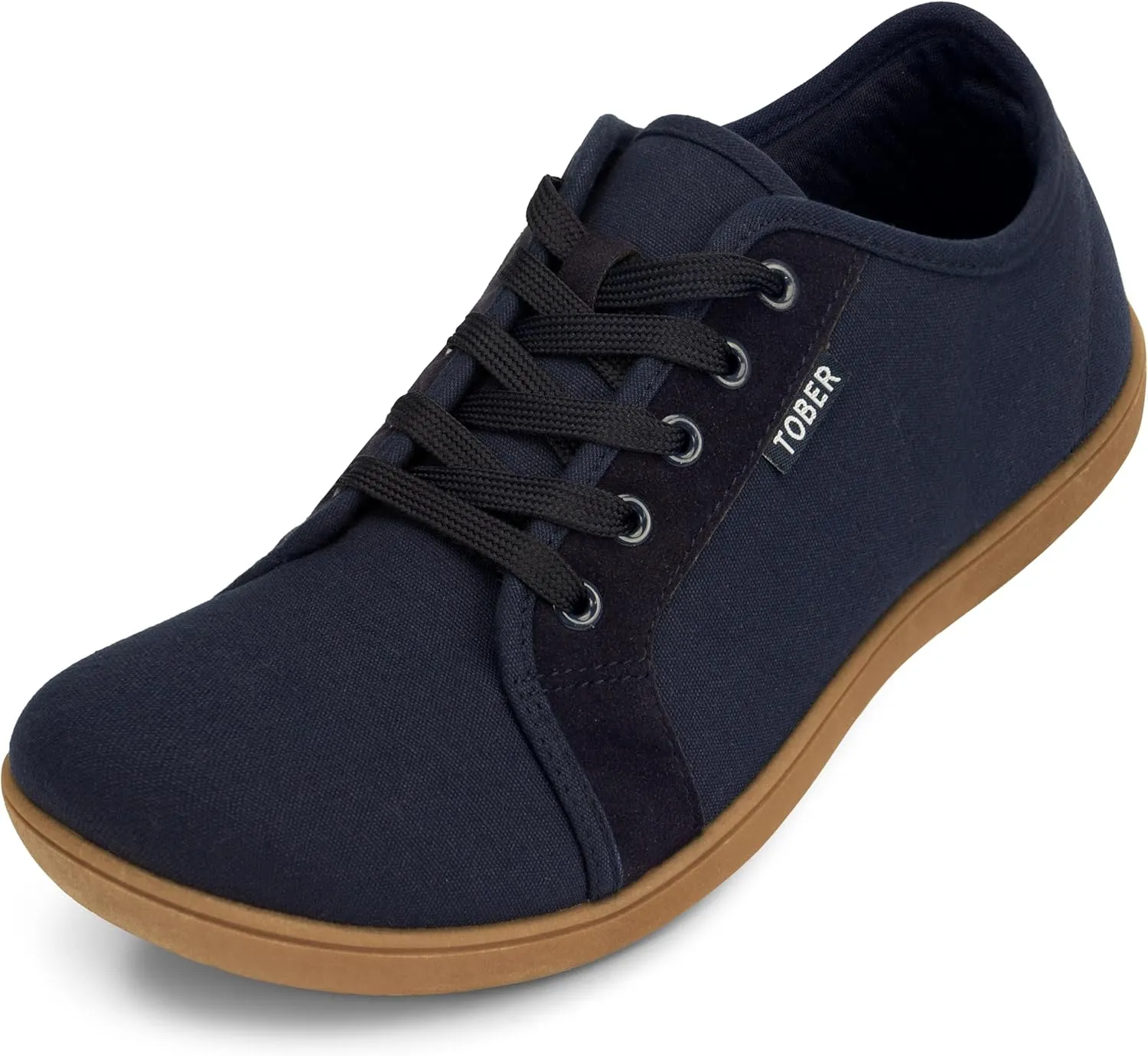 Men's Walking Shoes Wide Toe Trail Runner Fashion Sneakers for Men Comfortable Lightweight Gym Non-Slip Low Top Laced-up