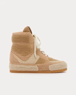 Myha Quiet Brown High Top Sneakers