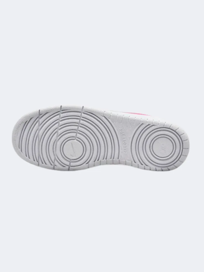 Nike Court Borough Recraft Gs-Girls Lifestyle Shoes White/Laser Fuchsia