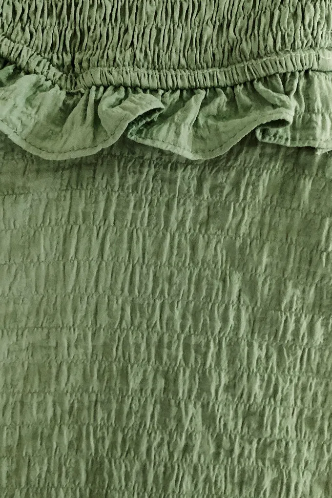 Ophelia Shirred Dress