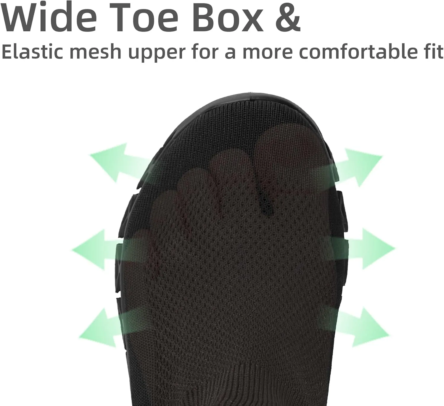 Orthopedic Shoes for Women Men Wide Slip On Walking Sock Shoes with Arch Support Comfortable Sneaker for Plantar Fasciitis Pain Relief