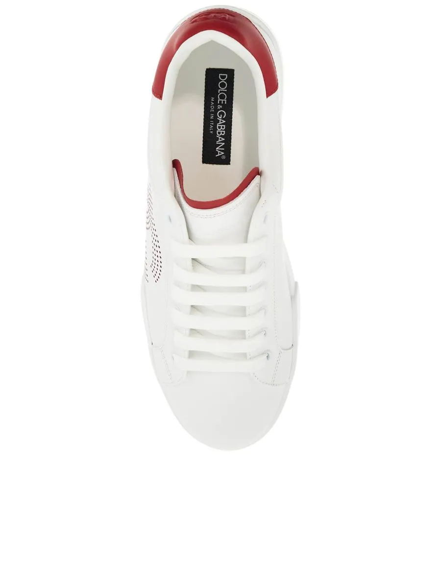 Perforated Logo Portofino Sneakers