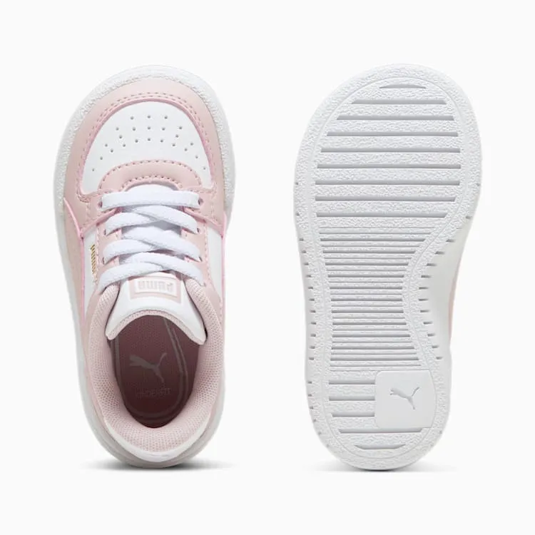 PUMA KID'S CA PRO CLASSIC WHITE/PINK SNEAKER SHOES