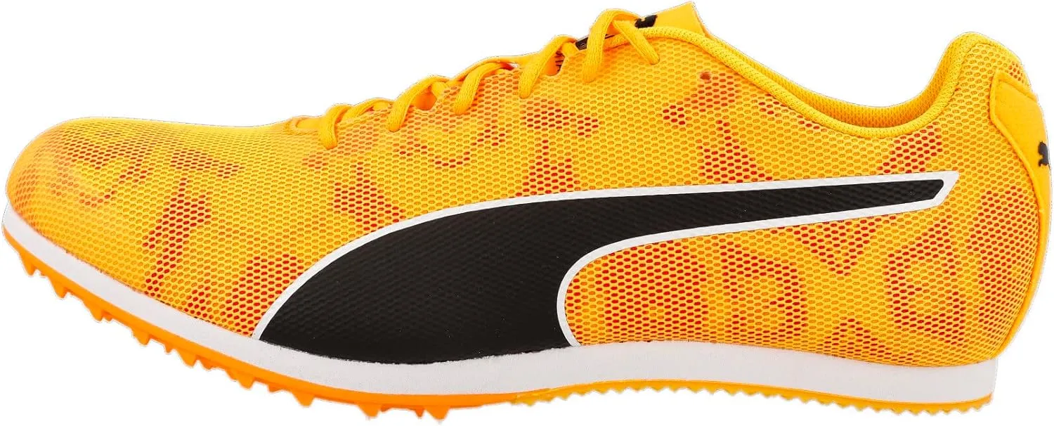 PUMA Men's Evospeed Star 8 Track and Field Shoes, Sun Stream-Sunset Glow-Black, 9