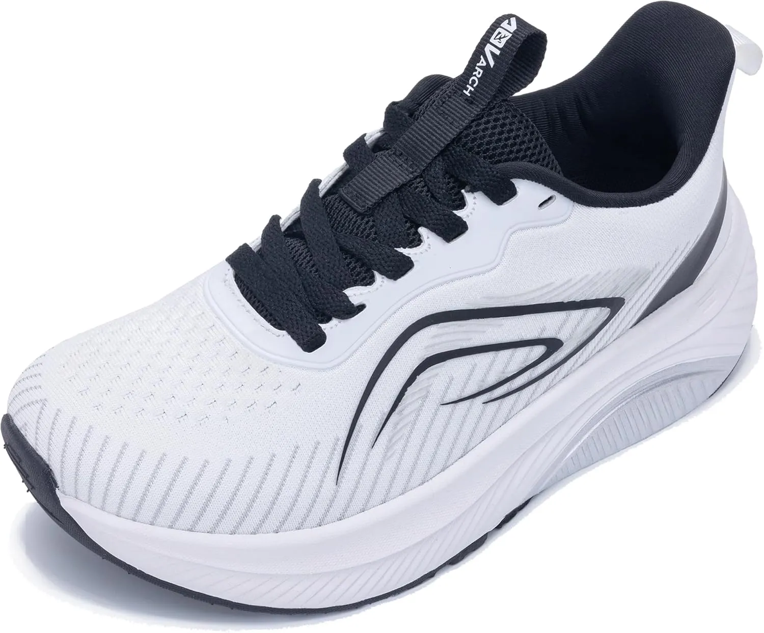 QAUPPE Wide Toe Box Shoes Women Arch Support Walking Sneakers Tennis Sneakers Orthotic Plantar Fasciitis Shoes US 6-11