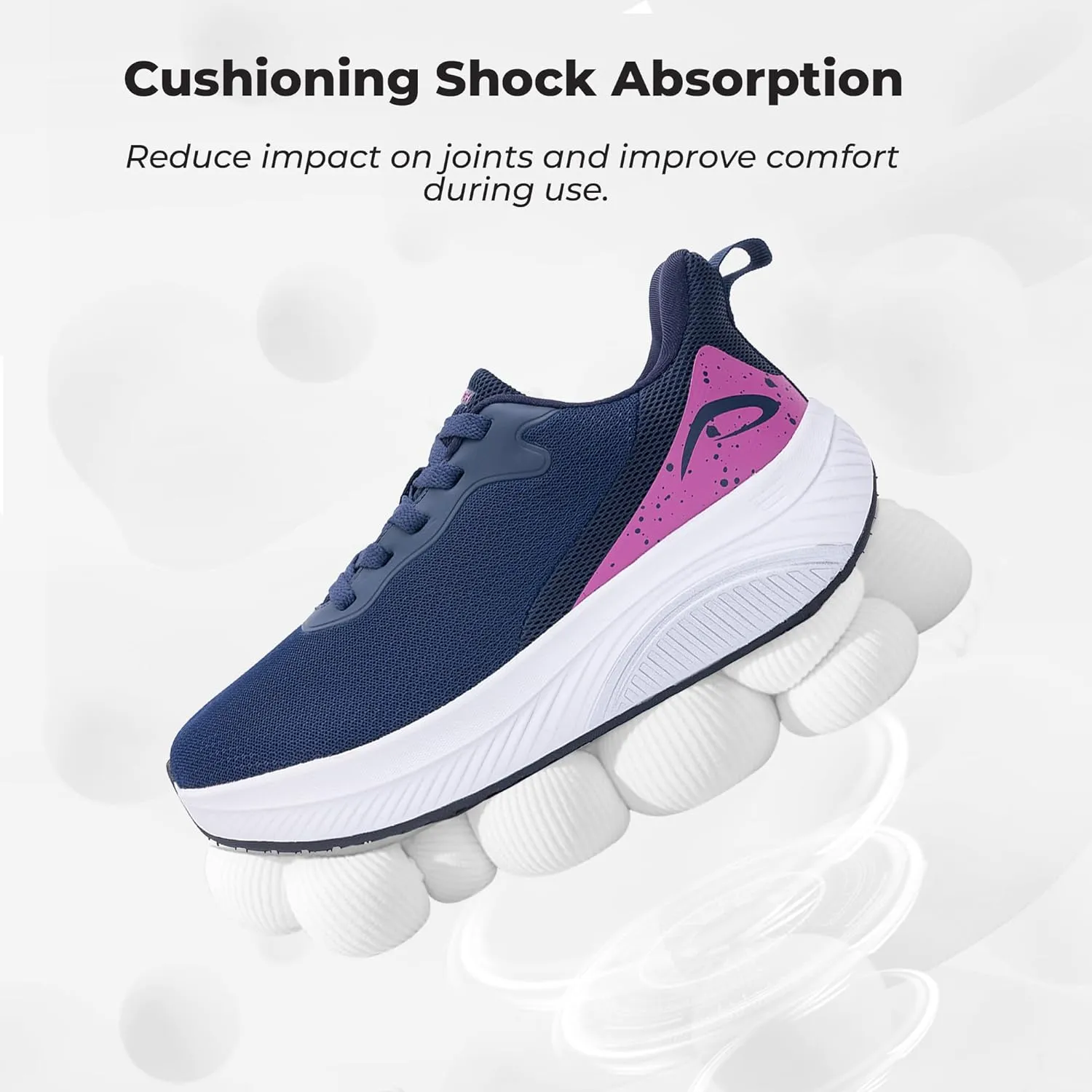 QAUPPE Wide Toe Box Shoes Women Arch Support Walking Sneakers Tennis Sneakers Orthotic Plantar Fasciitis Shoes US 6-11