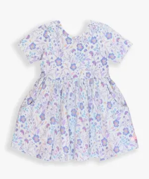 Short Sleeve Twirl Dress-Fairy