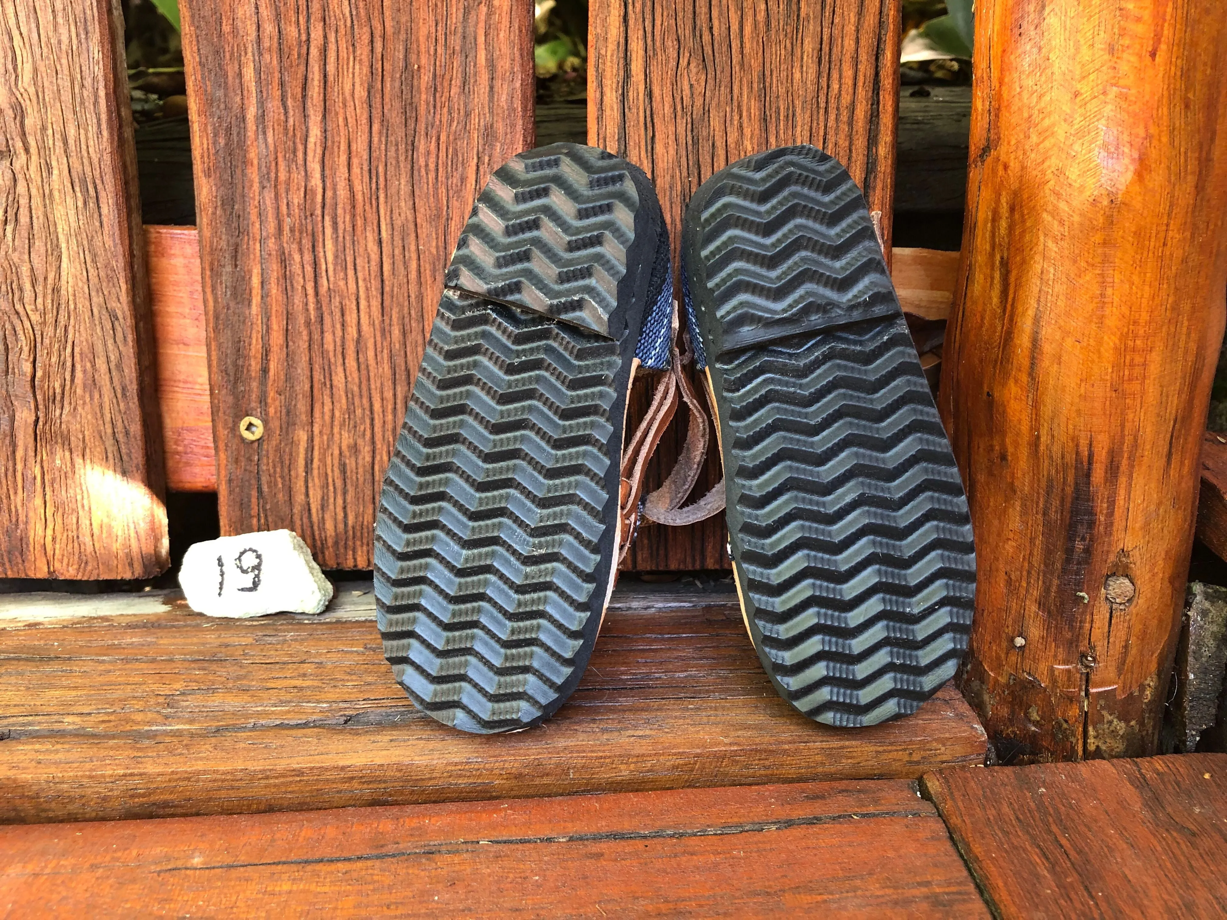 Size 19 Kid's Huarache Sandals - Blue