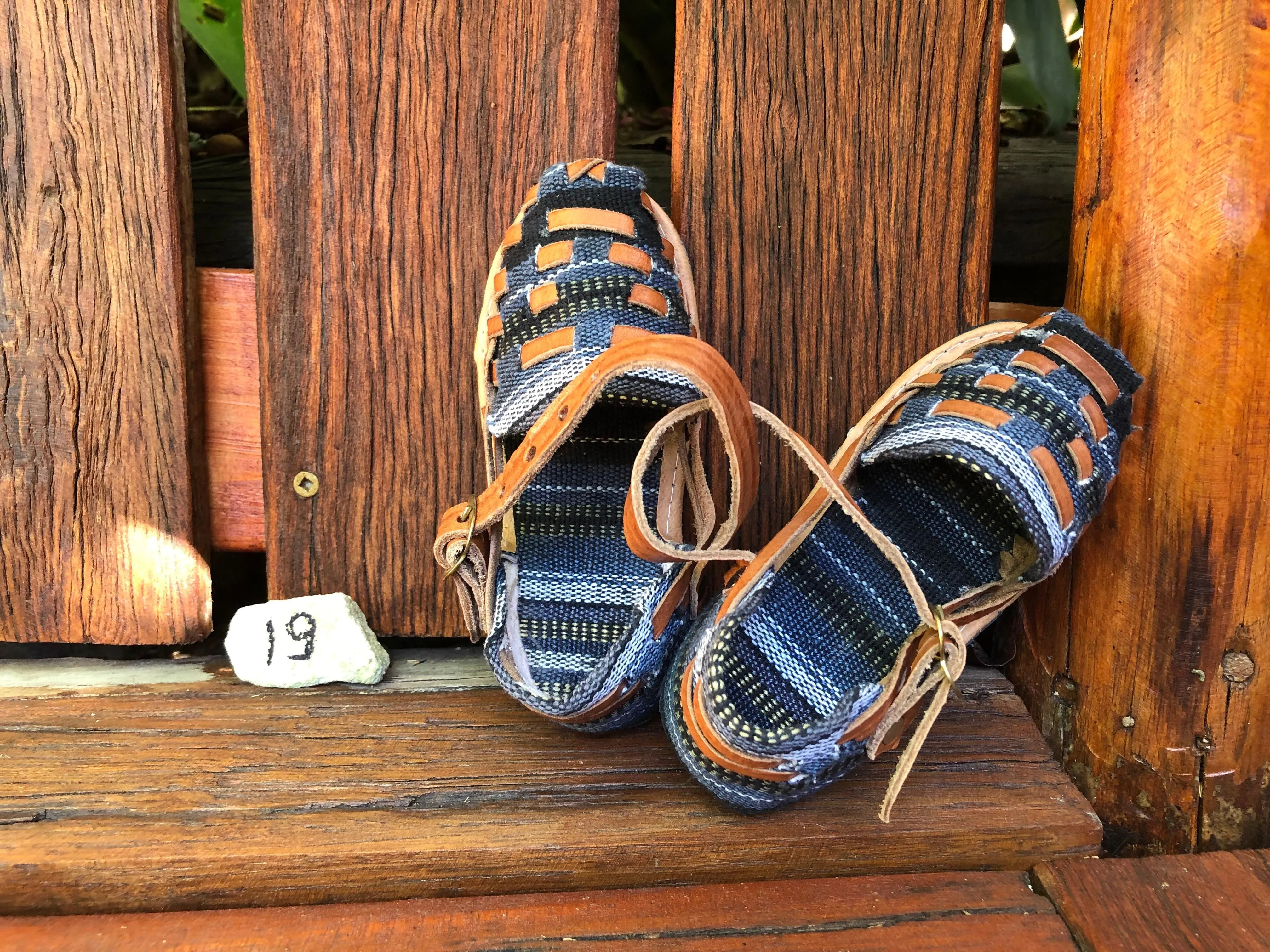 Size 19 Kid's Huarache Sandals - Blue