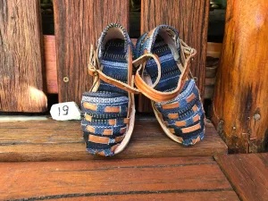 Size 19 Kid's Huarache Sandals - Blue