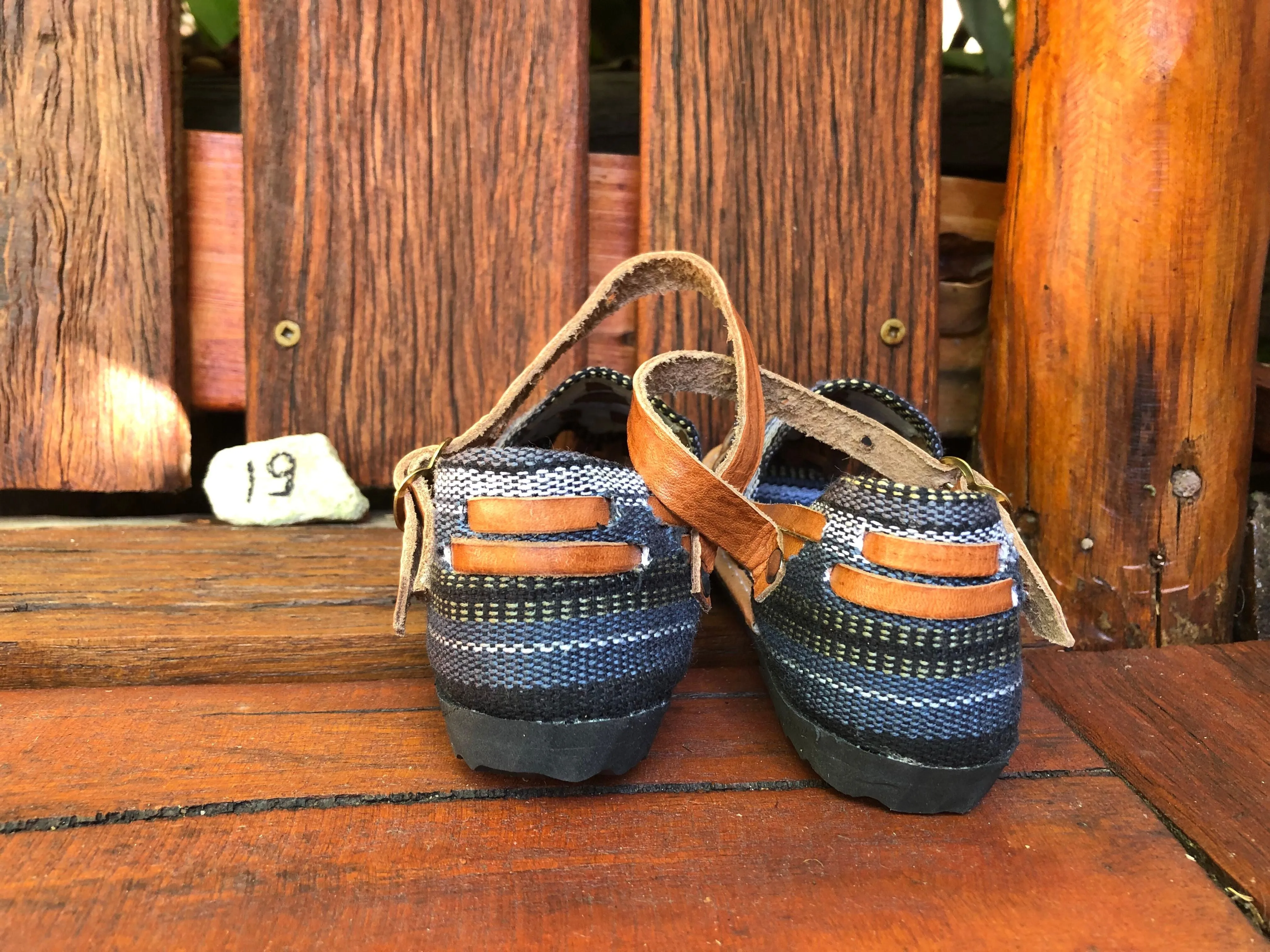 Size 19 Kid's Huarache Sandals - Blue