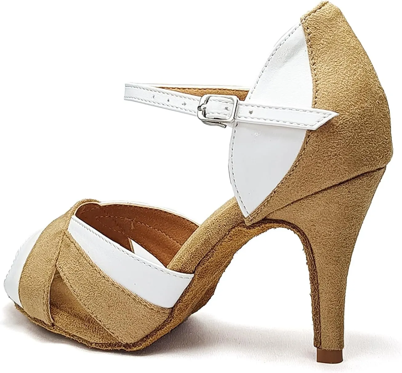 SWDZM Latin Dance Shoes Women Heels Tango Salsa Ballroom Shoes Comfortable Professional Dance Shoes