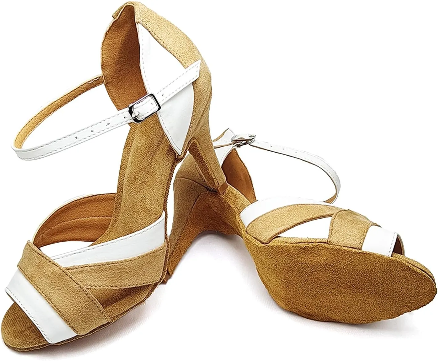 SWDZM Latin Dance Shoes Women Heels Tango Salsa Ballroom Shoes Comfortable Professional Dance Shoes