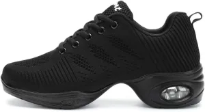 SWDZM Women's Dance Shoes,Breathable Fashion Sneakers,Split-Sole Dance Jazz Shoes,Mesh Outdoor Shoes J706 876