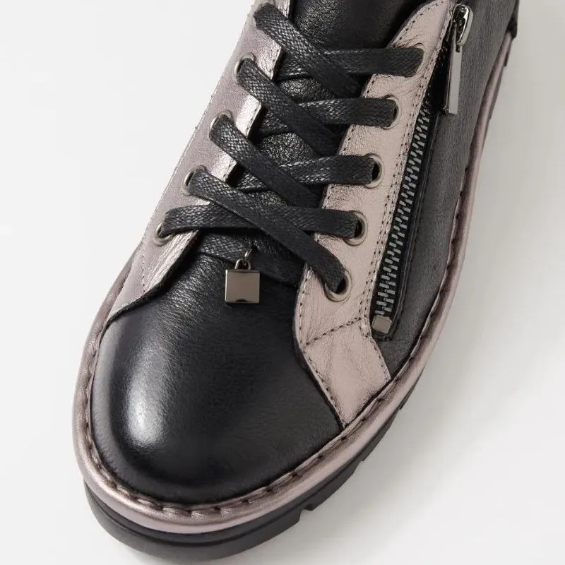 Top End Elos Black Pewter Leather