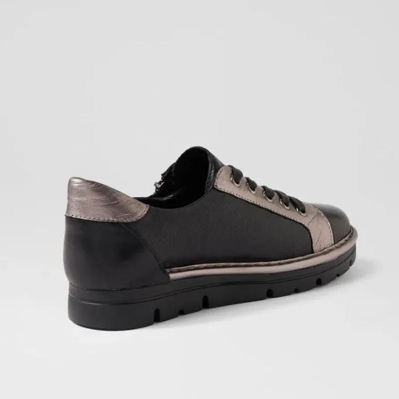 Top End Elos Black Pewter Leather