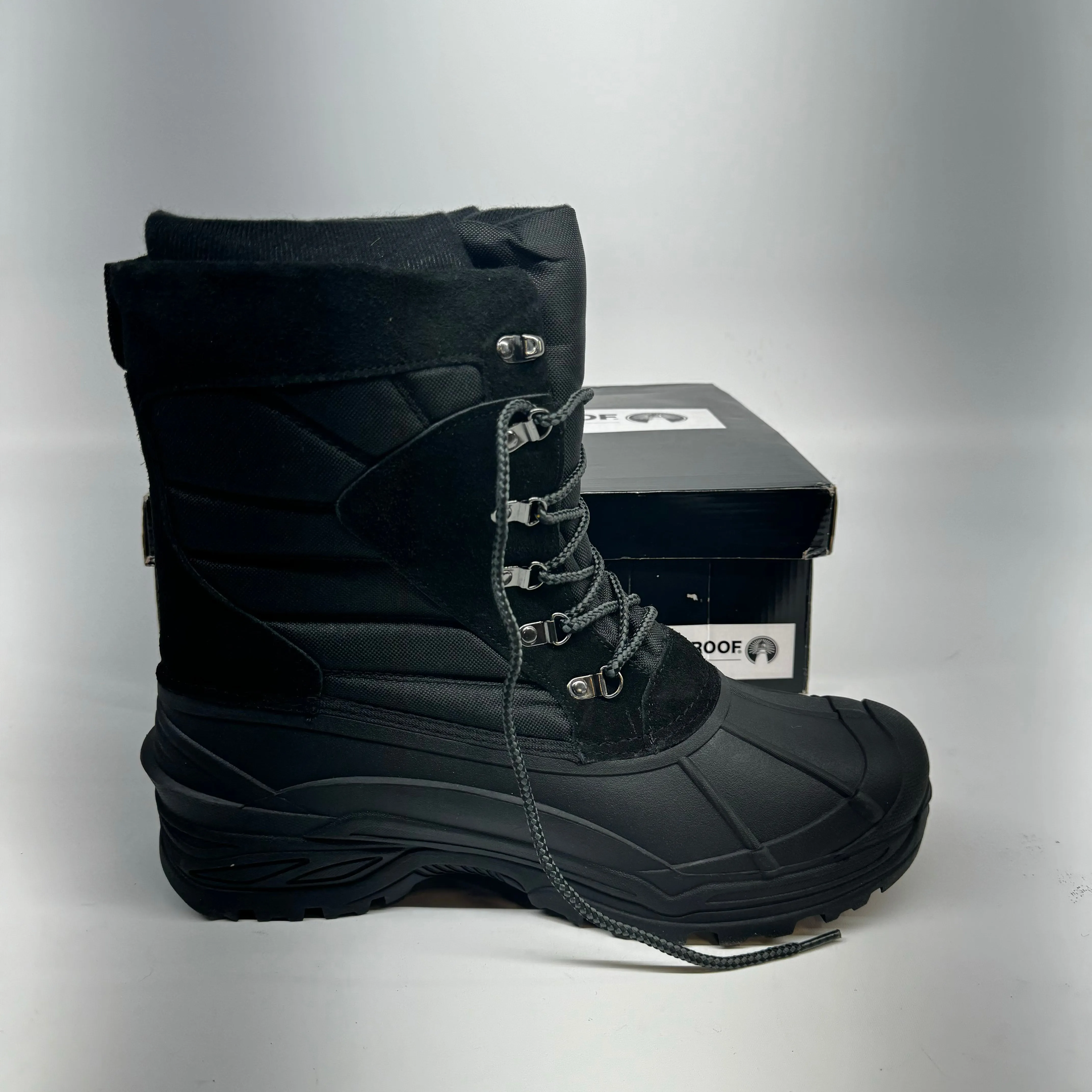 Weatherproof Men's 3M Thinsulate Boots, Black, New, Size 13