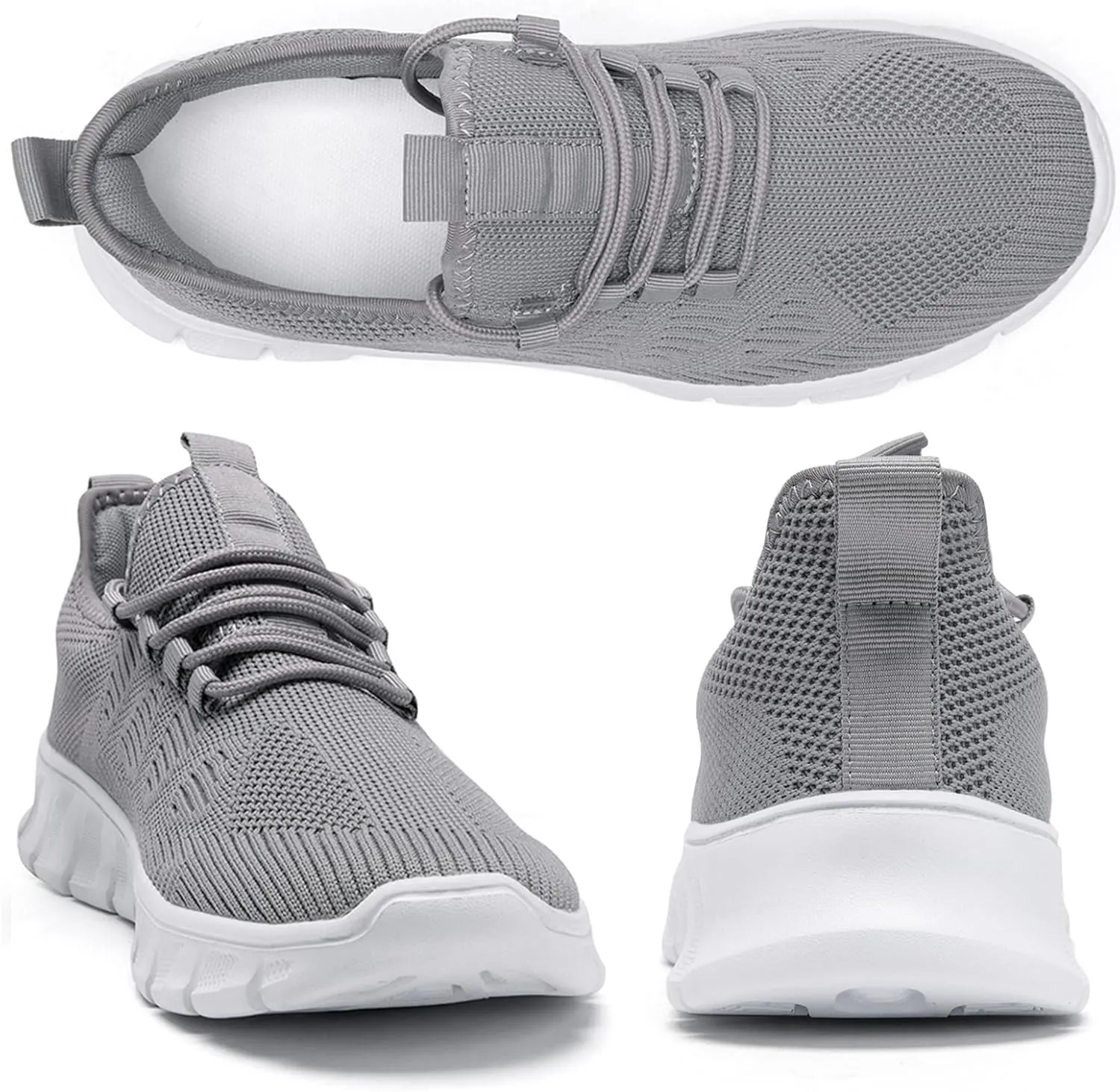Women Running Shoes Tennis Walking Sneakers Lightweight Slip On Workout Gym Shoes