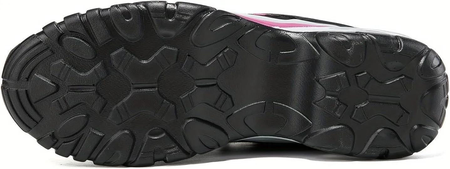 Women's Outdoor Running Sport Shoes,Waterproof Non-Slip Air Cushion Orthopedic Hiking Sneakers - Ideal for Trekking, Walking, and Running