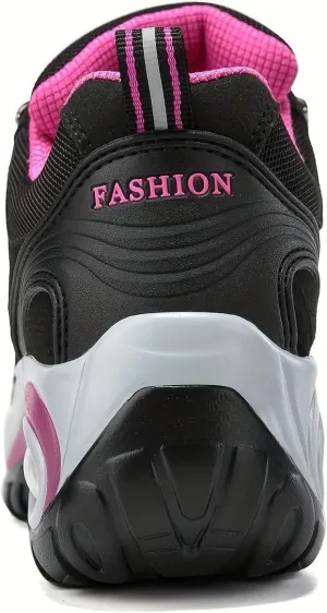 Women's Outdoor Running Sport Shoes,Waterproof Non-Slip Air Cushion Orthopedic Hiking Sneakers - Ideal for Trekking, Walking, and Running